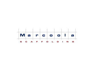 Marcoola Scaffolding  logo design by luckyprasetyo