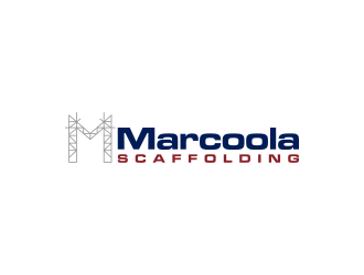 Marcoola Scaffolding  logo design by luckyprasetyo