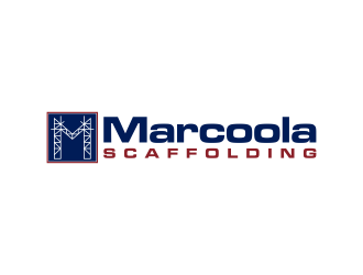 Marcoola Scaffolding  logo design by luckyprasetyo