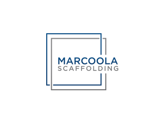 Marcoola Scaffolding  logo design by muda_belia