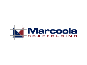 Marcoola Scaffolding  logo design by luckyprasetyo
