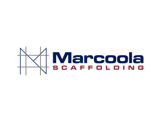 Marcoola Scaffolding  logo design by luckyprasetyo