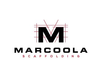 Marcoola Scaffolding  logo design by maserik
