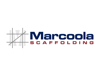 Marcoola Scaffolding  logo design by luckyprasetyo