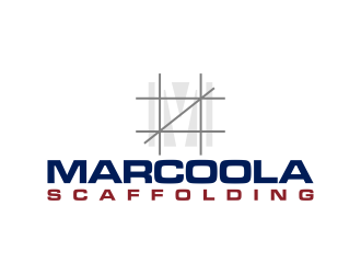 Marcoola Scaffolding  logo design by luckyprasetyo