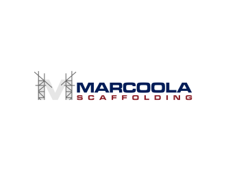 Marcoola Scaffolding  logo design by luckyprasetyo