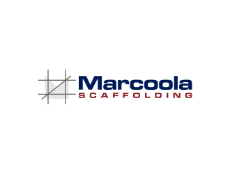 Marcoola Scaffolding  logo design by luckyprasetyo
