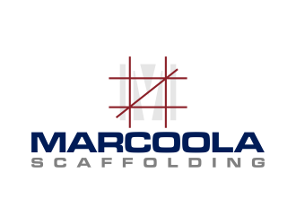 Marcoola Scaffolding  logo design by luckyprasetyo