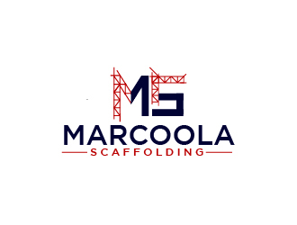 Marcoola Scaffolding  logo design by Farencia