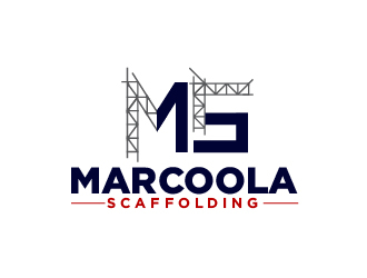 Marcoola Scaffolding  logo design by Farencia
