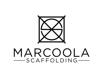 Marcoola Scaffolding  logo design by puthreeone