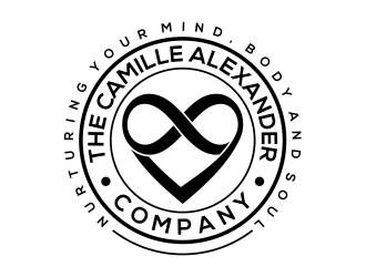 The Camille Alexander Company (nurturing your mind, body and soul) logo design by cintoko