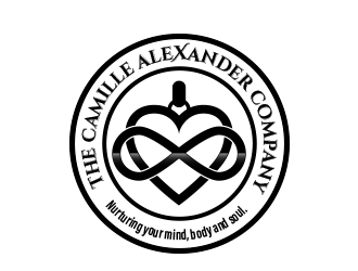 The Camille Alexander Company (nurturing your mind, body and soul) logo design by adm3