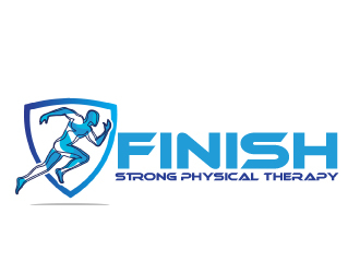 Finish Strong Physical Therapy logo design by AamirKhan