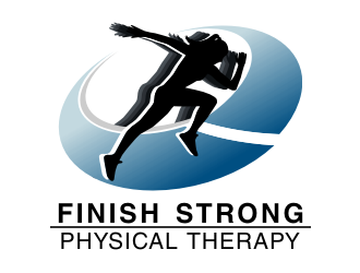 Finish Strong Physical Therapy logo design by GemahRipah