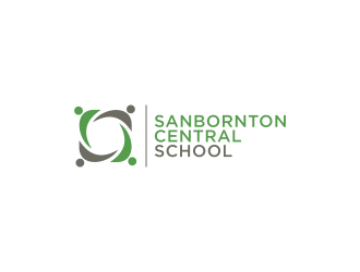 Sanbornton Central School logo design by BlessedArt