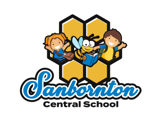 Sanbornton Central School logo design by veter