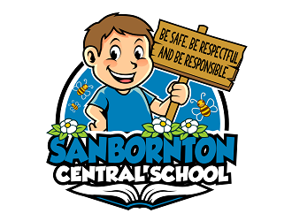 Sanbornton Central School logo design by haze
