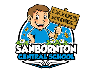 Sanbornton Central School logo design by haze