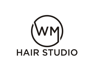 WM hair studio  logo design by rief