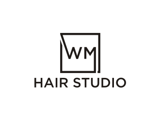 WM hair studio  logo design by rief