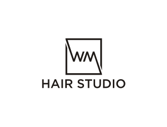 WM hair studio  logo design by rief