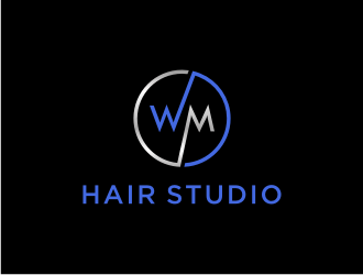 WM hair studio  logo design by asyqh
