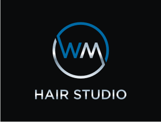 WM hair studio  logo design by wa_2