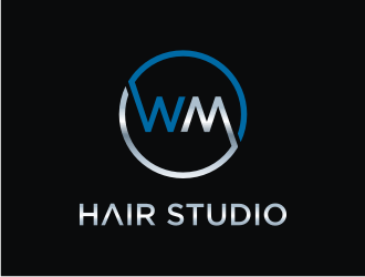 WM hair studio  logo design by wa_2