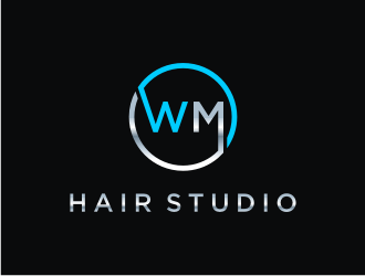 WM hair studio  logo design by wa_2