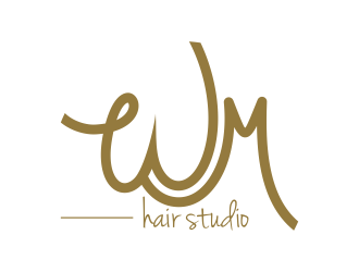 WM hair studio  logo design by Avro