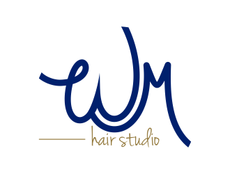 WM hair studio  logo design by Avro