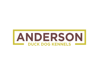 Anderson Duck Dog Kennels logo design by oke2angconcept