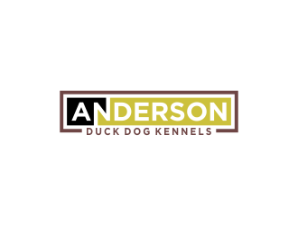 Anderson Duck Dog Kennels logo design by oke2angconcept
