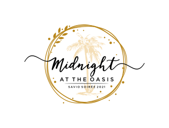 Midnight at the Oasis logo design by GassPoll