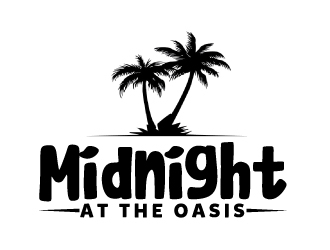 Midnight at the Oasis logo design by AamirKhan