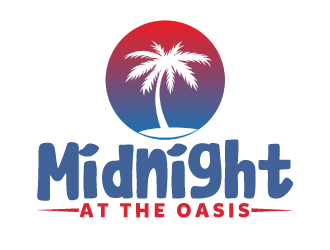 Midnight at the Oasis logo design by AamirKhan
