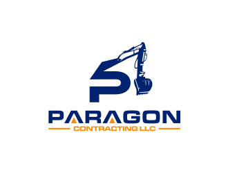 Paragon Contracting LLC logo design by GassPoll