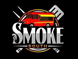 Smoke South logo design by AamirKhan