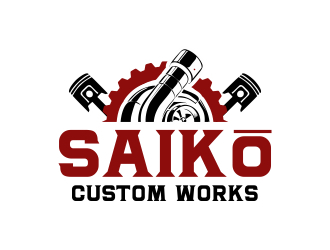 Saikō Custom Works logo design by cikiyunn
