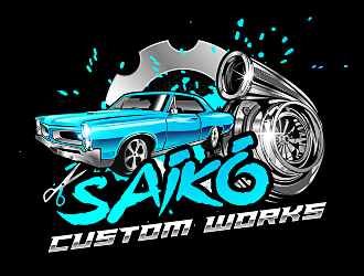 Saikō Custom Works logo design by scriotx