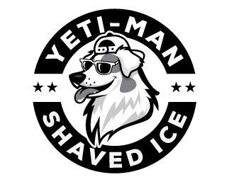 YETI-MAN SHAVED ICE logo design by Logoboffin