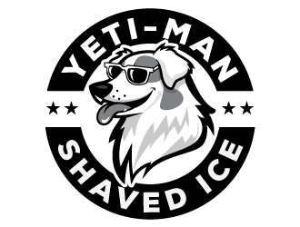 YETI-MAN SHAVED ICE logo design by Logoboffin