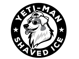 YETI-MAN SHAVED ICE logo design by Logoboffin