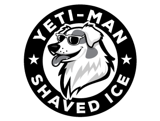 YETI-MAN SHAVED ICE logo design by Logoboffin