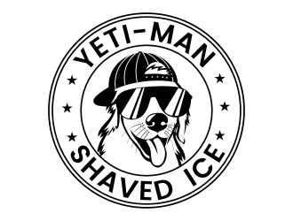 YETI-MAN SHAVED ICE logo design by rgb1
