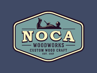 NOCA Woodworks logo design by cybil