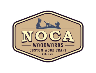 NOCA Woodworks logo design by cybil