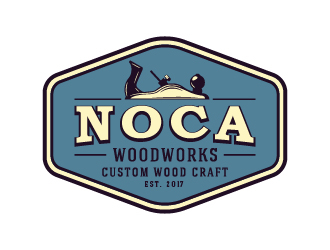NOCA Woodworks logo design by cybil