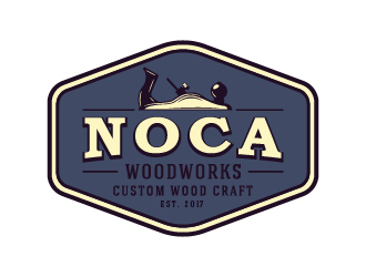NOCA Woodworks logo design by cybil